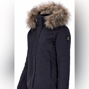 Obermeyer black size 4 Tuscany removable hood